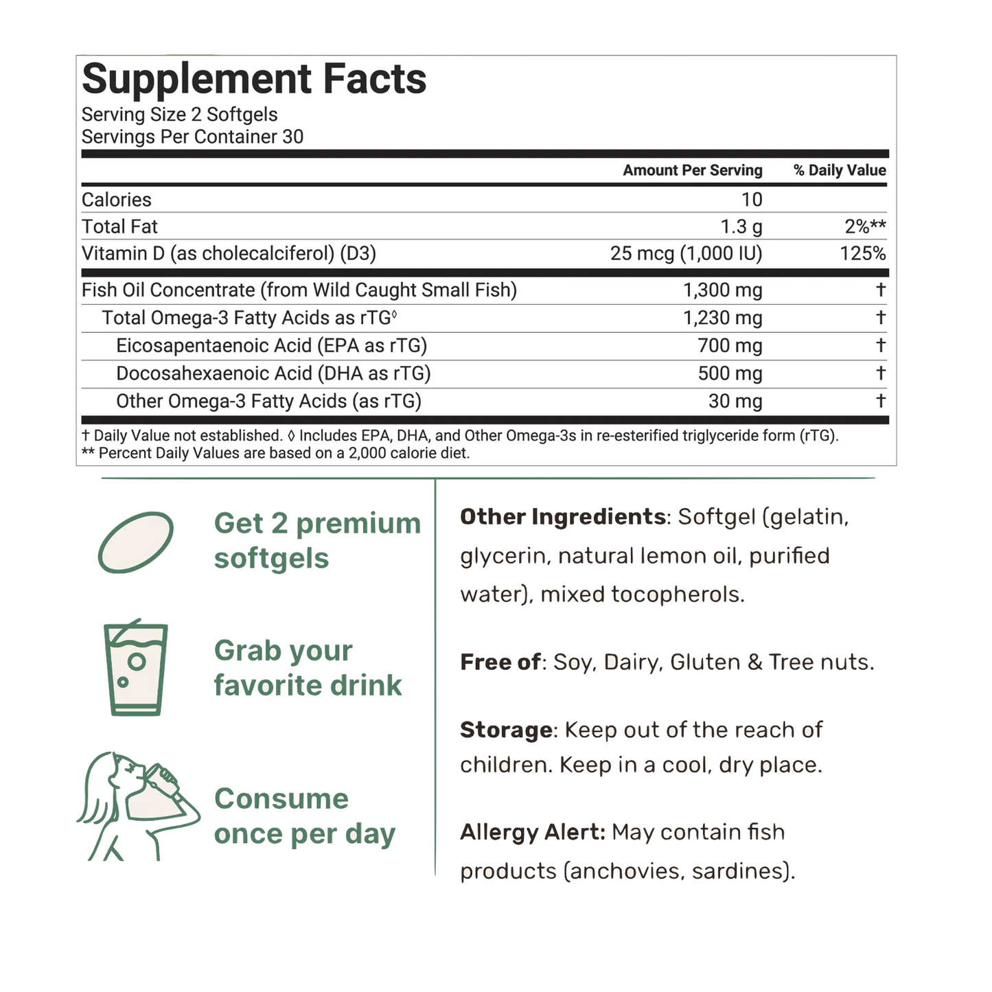 Pure Ingredients Triple Strength Omega-3