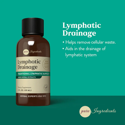 Lymphatic Drainage with Liquid Herbal Extracts