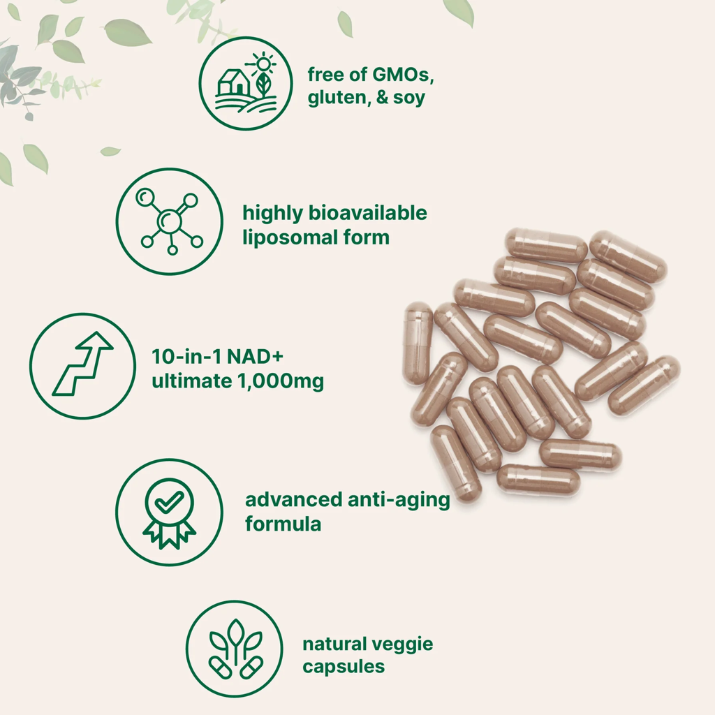 Liposomal NAD+ Ultimate 1,000mg