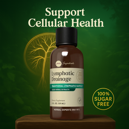 Lymphatic Drainage with Liquid Herbal Extracts