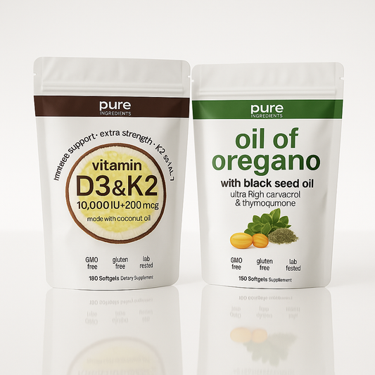 Immune Defense Duo  – D3+K2 and Oil of Oregano