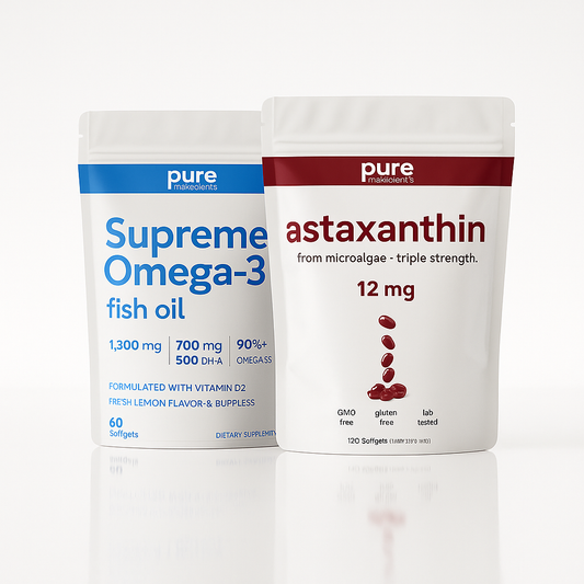 Anti-Inflammatory Power Pair – Omega-3 + Astaxanthin