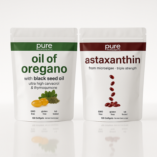 Gut & Immune Protect Duo – Oregano + Astaxanthin