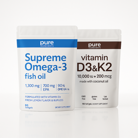 Essential Wellness Duo – Omega-3 + D3+K2
