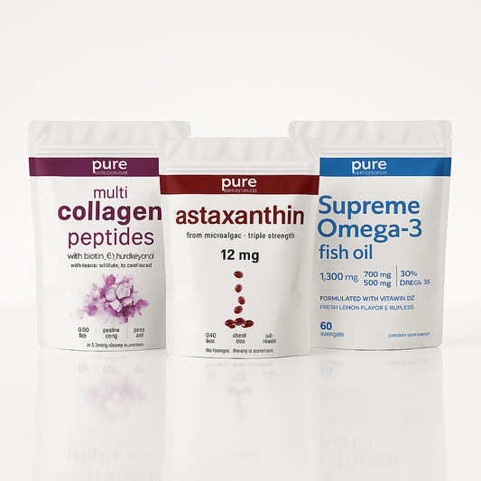 Total Joint Relief Bundle – Collagen + Astaxanthin + Omega-3