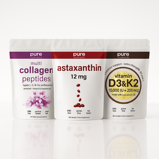 Beauty & Skin Renewal Pack – Collagen + Astaxanthin + D3+K2