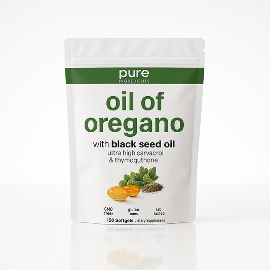 Pure Ingredients Oregano Oil with Black Seed Oil