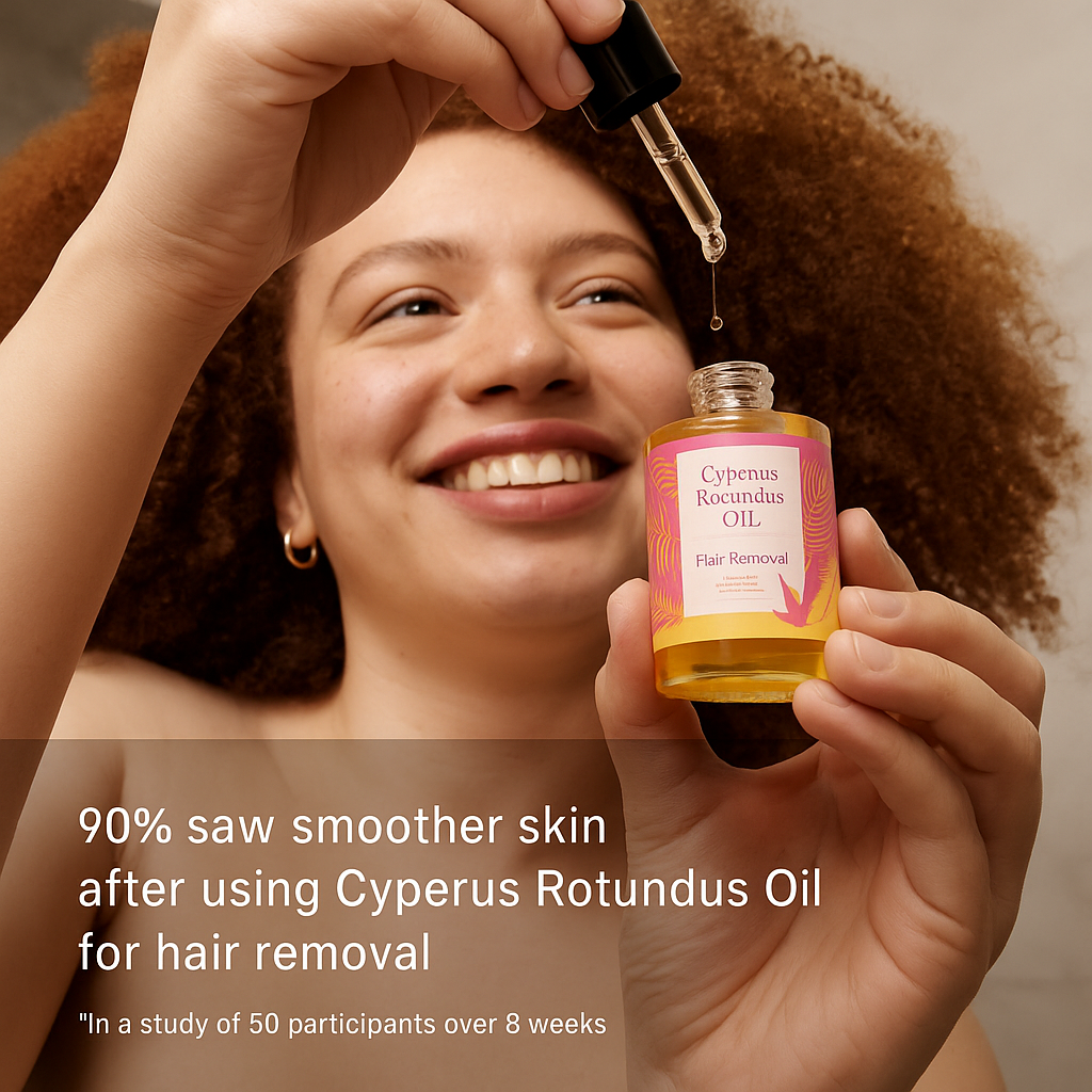 PLANTEVA™ –  Cyperus Rotundus Oil – Hair Reduction Oil