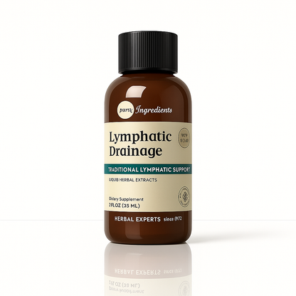 Lymphatic Drainage with Liquid Herbal Extracts