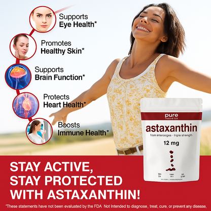 Pure Ingredients – Astaxanthin 12mg