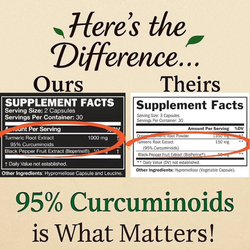 Turmeric Curcumin Supplement 1,000mg
