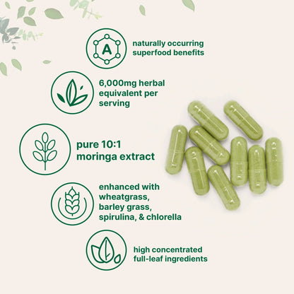 Moringa Oleifera 6,000mg