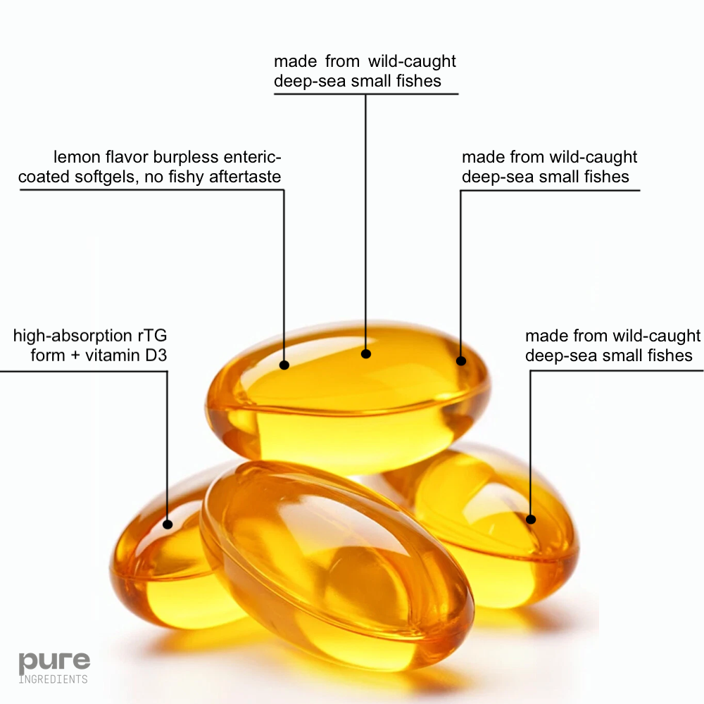 Pure Ingredients Triple Strength Omega-3